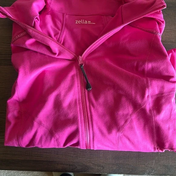 Zella Women's Vibrant Pink Slim Fit Jacket - Picture 7 of 10